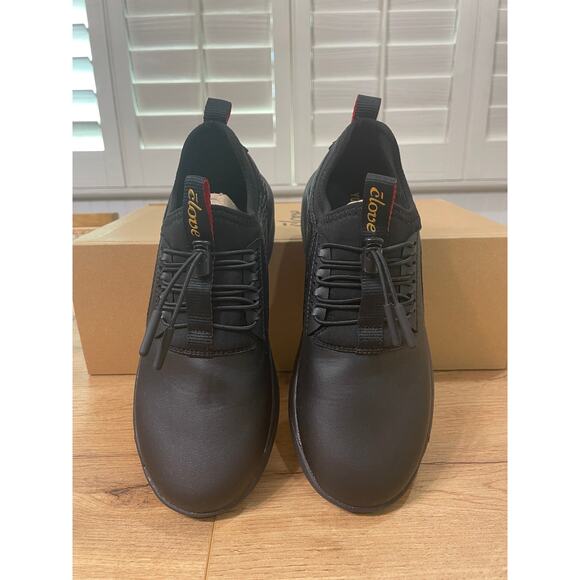 Clove Classic LX Sneaker Black Python Vegan Size 6.5 W 5 M NIB Nurses Comfy Shoe - Picture 5 of 14